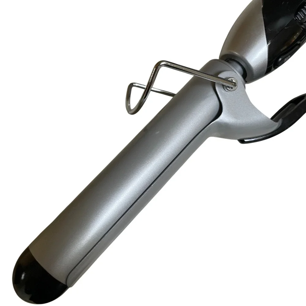 Gold N Hot Professional Infrared‎ Spring Curling Iron GH3115 Black Silver 1 Inch